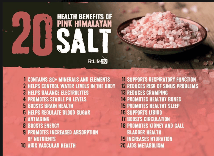 20 benefits why pink himalayan salt is better for everyone